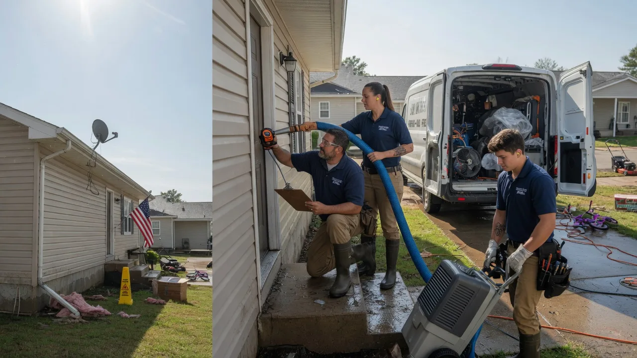 Ceiling Water Damage Restoration in Kempton, IL near me